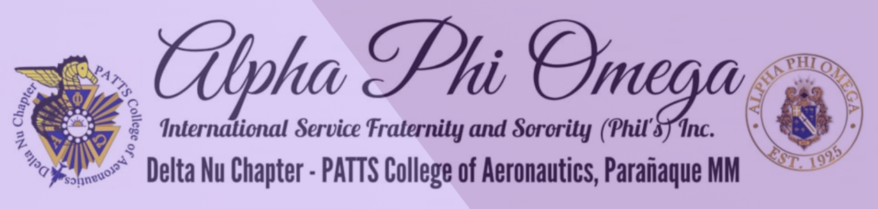 Welcome to Alpha Phi Omega International Collegiate  Service Fraternity and Sorority –  Delta Nu Chapter Website – Philippines